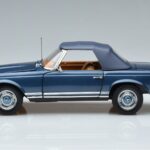 Mercedes 230 SL W113 Pagoda Blau Limitierte Auflage Norev 1:18 183767 Druckguss - image 4 of 8