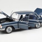 Mercedes 280 SE W108 Dunkelblau Metallic Norev 1:18 183534 - image 2 of 8