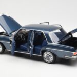 Mercedes 280 SE W108 Dunkelblau Metallic Norev 1:18 183534 - image 5 of 8