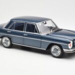 Mercedes 280 SE W108 Dunkelblau Metallic Norev 1:18 183534 - image 6 of 8