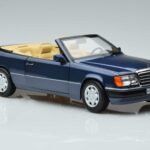 Mercedes 300 CE-24 A124 Cabriolet Nautical Blau Limitierte Auflage Norev 1:18 183879 Druckguss - image 5 of 7