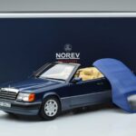 Mercedes 300 CE-24 A124 Cabriolet Nautical Blau Limitierte Auflage Norev 1:18 183879 Druckguss - image 7 of 7