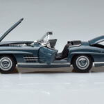 Mercedes 300 SL W198 Roadster Blau Norev 1:18 - image 4 of 9