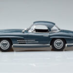 Mercedes 300 SL W198 Roadster Blau Norev 1:18 - image 5 of 9