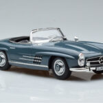 Mercedes 300 SL W198 Roadster Blau Norev 1:18 - image 7 of 9