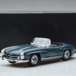 Mercedes 300 SL W198 Roadster Blau Norev 1:18 - image 9 of 9