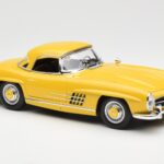 Mercedes 300 SL W198 Roadster Gelb Norev 1:18 B66040669 - image 6 of 8
