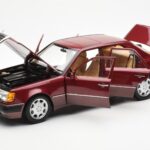 Mercedes 500E W124 Rot Metallic Händler Edition Norev 1:18 B66040699 - image 2 of 8