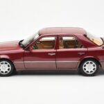 Mercedes 500E W124 Rot Metallic Händler Edition Norev 1:18 B66040699 - image 4 of 8