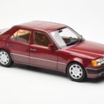 Mercedes 500E W124 Rot Metallic Händler Edition Norev 1:18 B66040699 - image 6 of 8