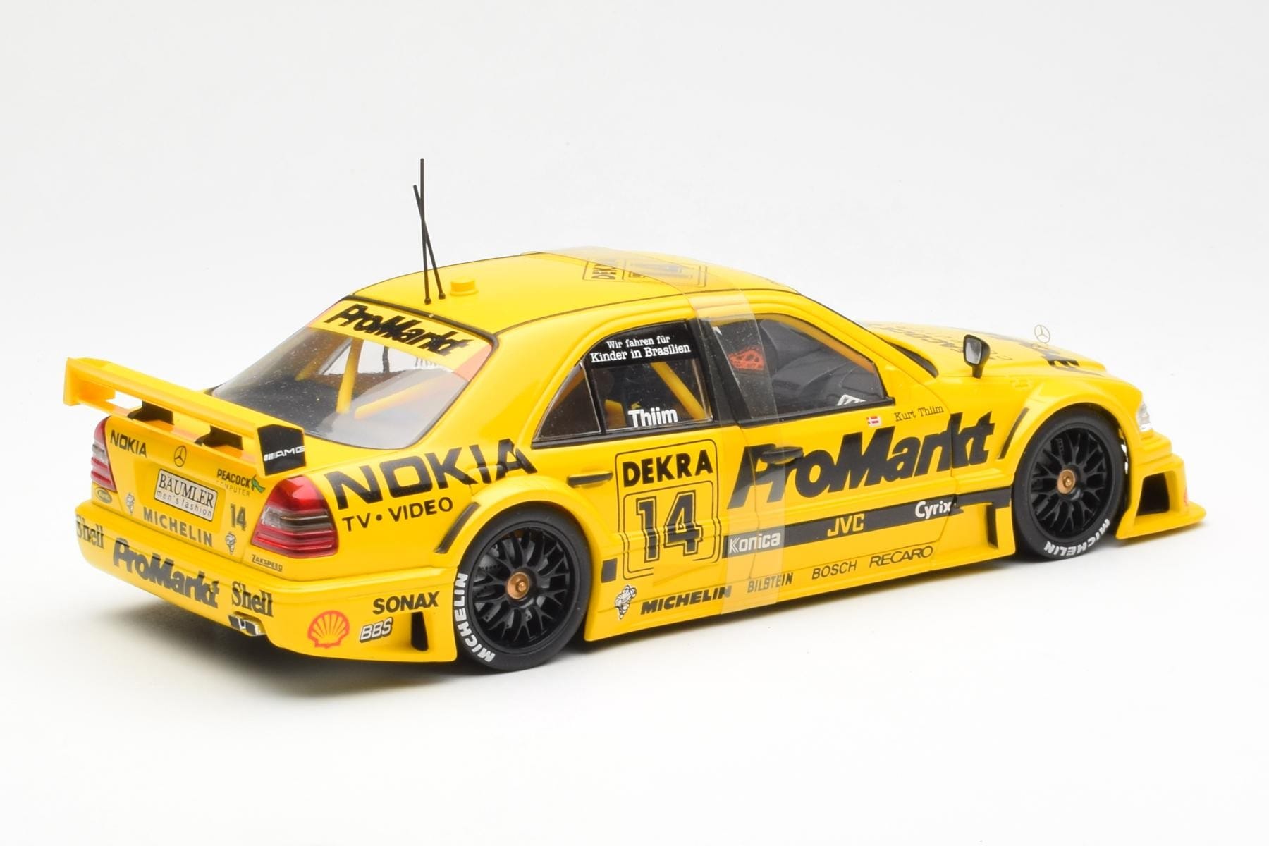 Mercedes C-Class W202 #14 K. Thiim DTM 1994 UT Models 1:18 180943314 Druckguss — Bild 2 von 6