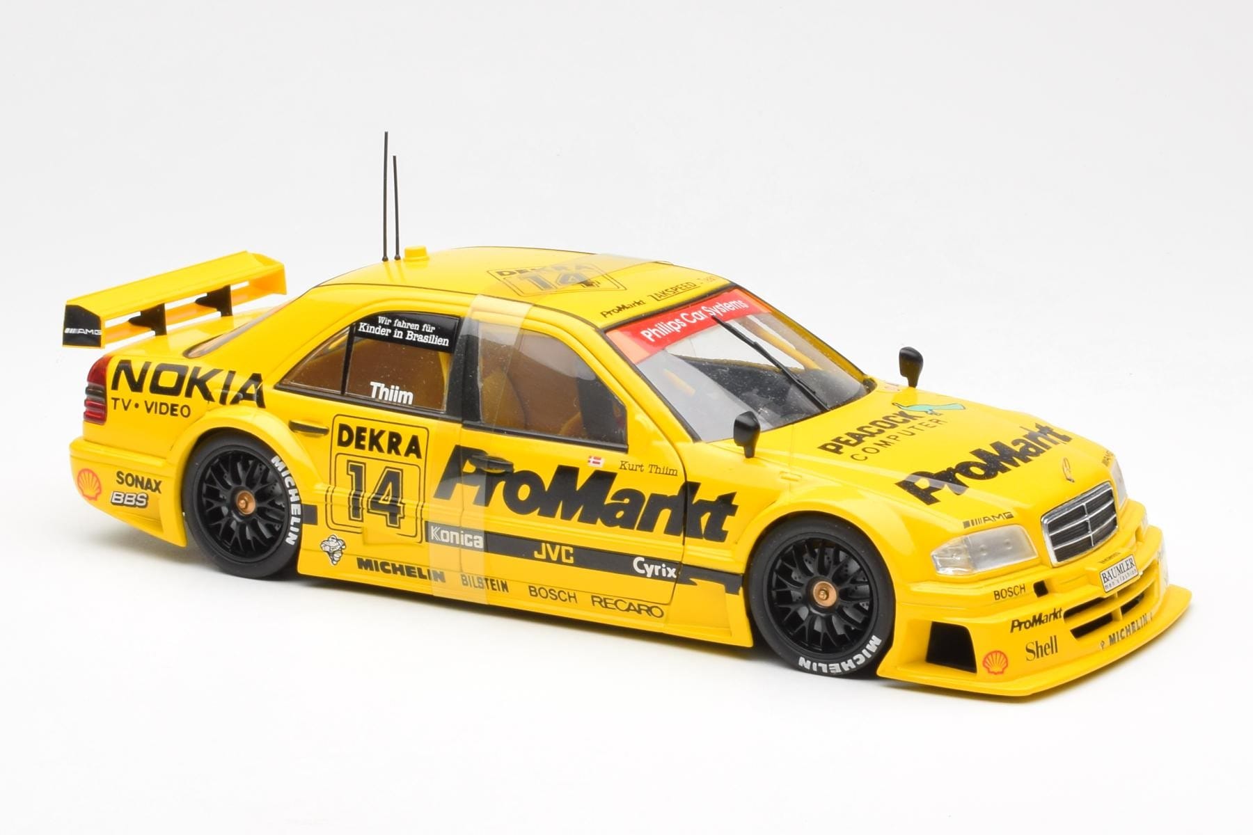 Mercedes C-Class W202 #14 K. Thiim DTM 1994 UT Models 1:18 180943314 Druckguss — Bild 4 von 6