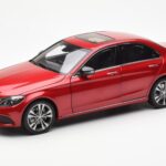 Mercedes C-Class W205 Rot Metallic Asia Exclusive Norev 1:18