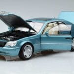Mercedes CL600 C140 Blau Metallic Norev 1:18 183448 Druckguss - image 2 of 7