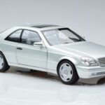 Mercedes CL600 C140 Silber Metallic Norev 1:18 183446 Druckguss - image 5 of 7