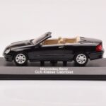 Mercedes CLK A209 Cabriolet Obsidian Schwarz Metallic Minichamps 1:43