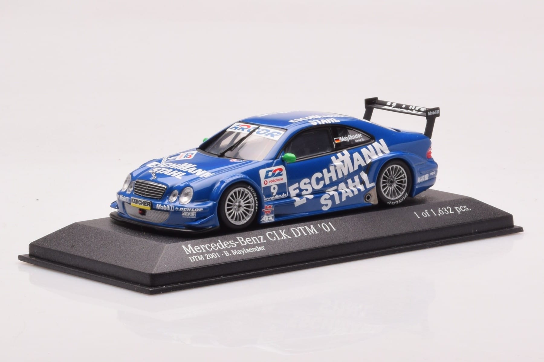 Mercedes CLK DTM Team Manthey #9 B. Maylander DTM 2001 Minichamps 1:43 400013109 Druckguss — Bild 2 von 4