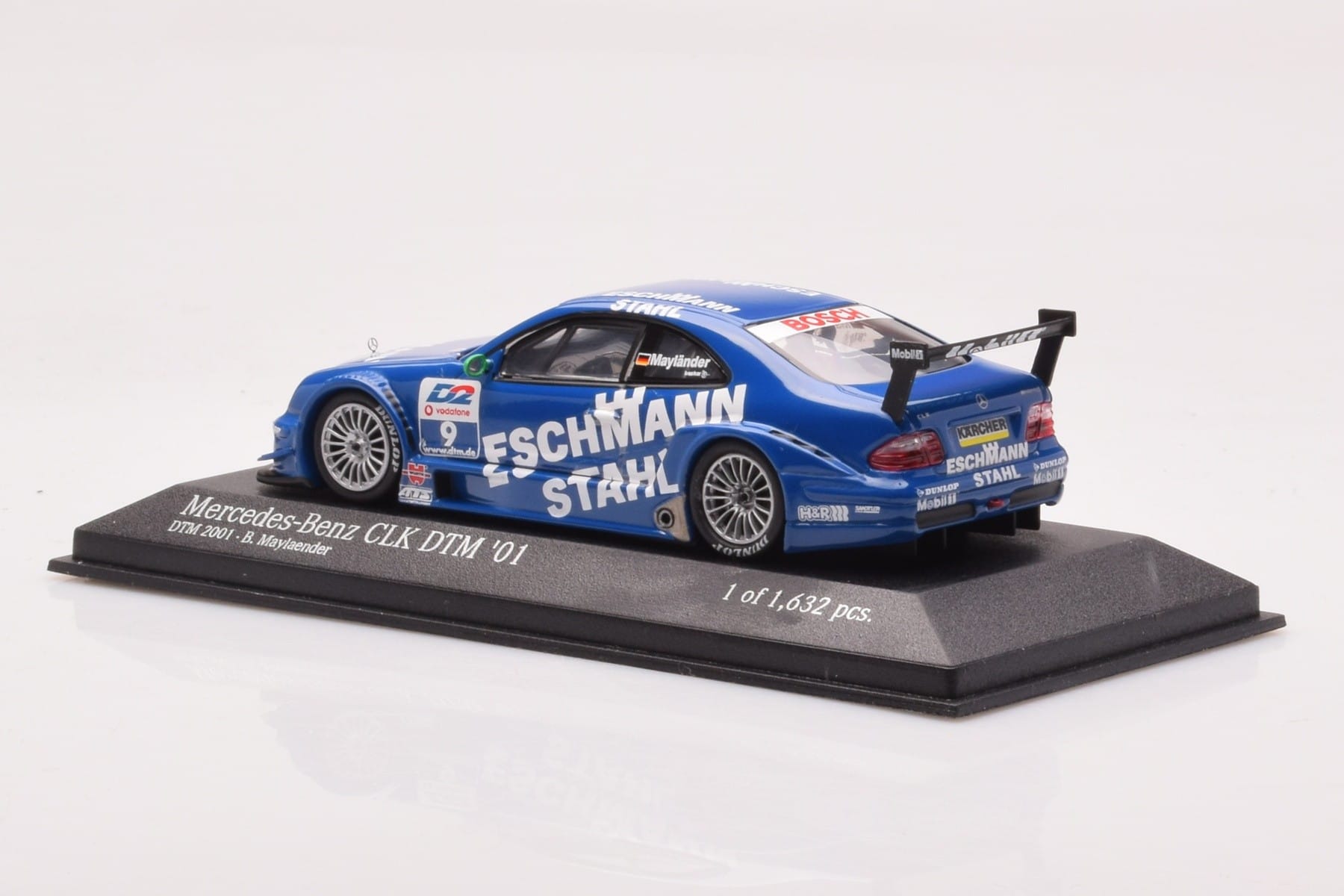 Mercedes CLK DTM Team Manthey #9 B. Maylander DTM 2001 Minichamps 1:43 400013109 Druckguss — Bild 3 von 4
