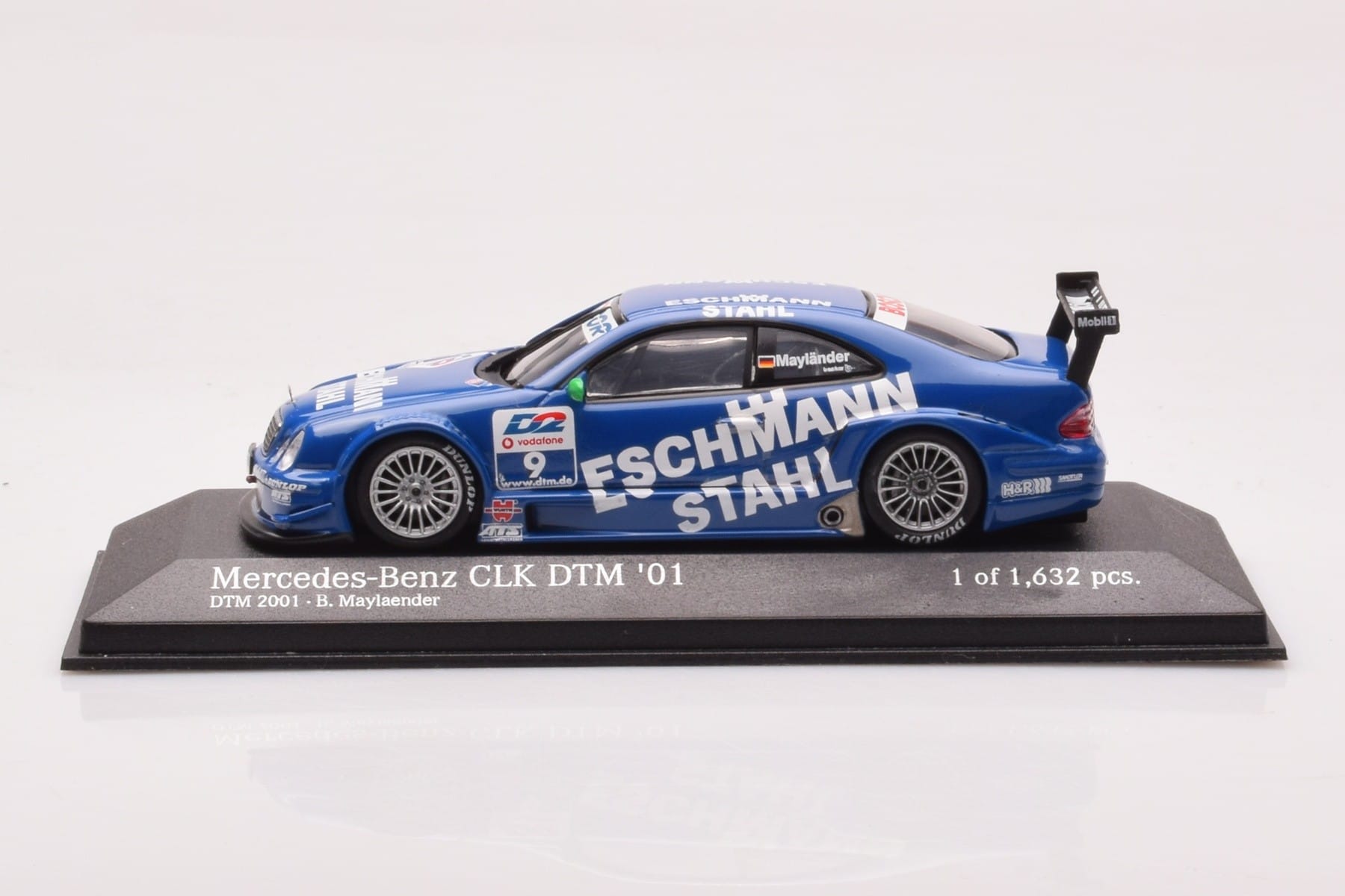 Mercedes CLK DTM Team Manthey #9 B. Maylander DTM 2001 Minichamps 1:43 400013109 Druckguss