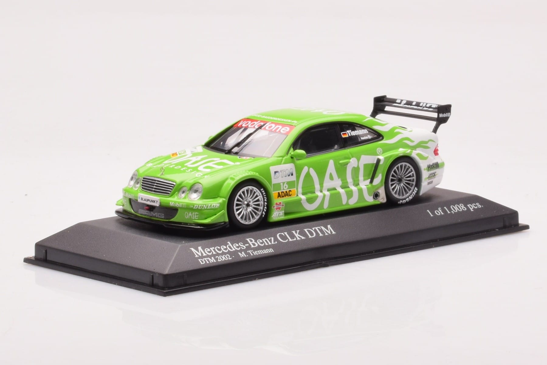 Mercedes CLK DTM Team OASE AMG #16 M. Tiemann DTM 2001 Minichamps 1:43 400023116 Druckguss — Bild 2 von 4