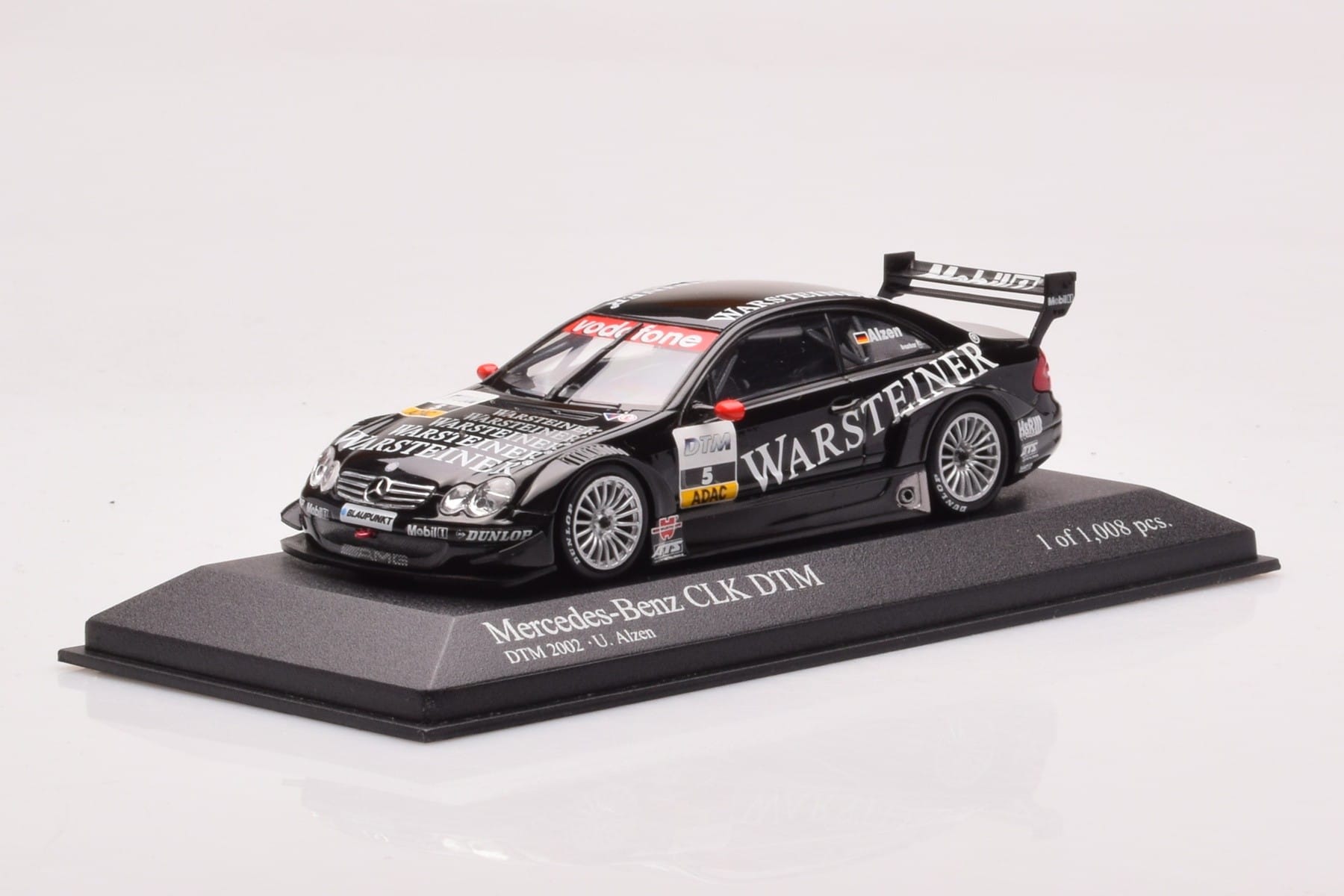 Mercedes CLK DTM Team Warsteiner AMG #5 U. Alzen DTM 2002 Minichamps 1:43 400023025 Druckguss — Bild 2 von 4