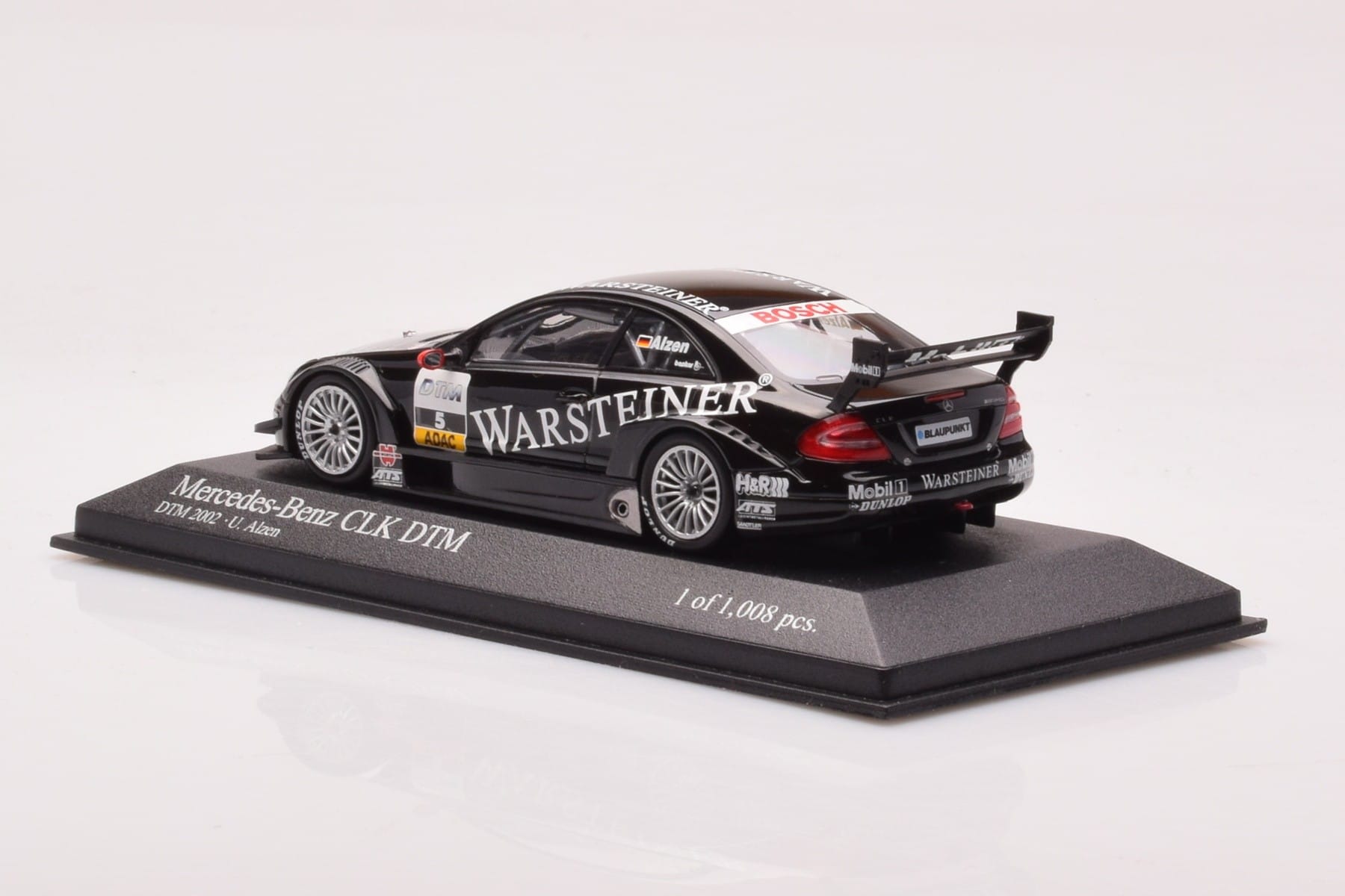 Mercedes CLK DTM Team Warsteiner AMG #5 U. Alzen DTM 2002 Minichamps 1:43 400023025 Druckguss — Bild 3 von 4