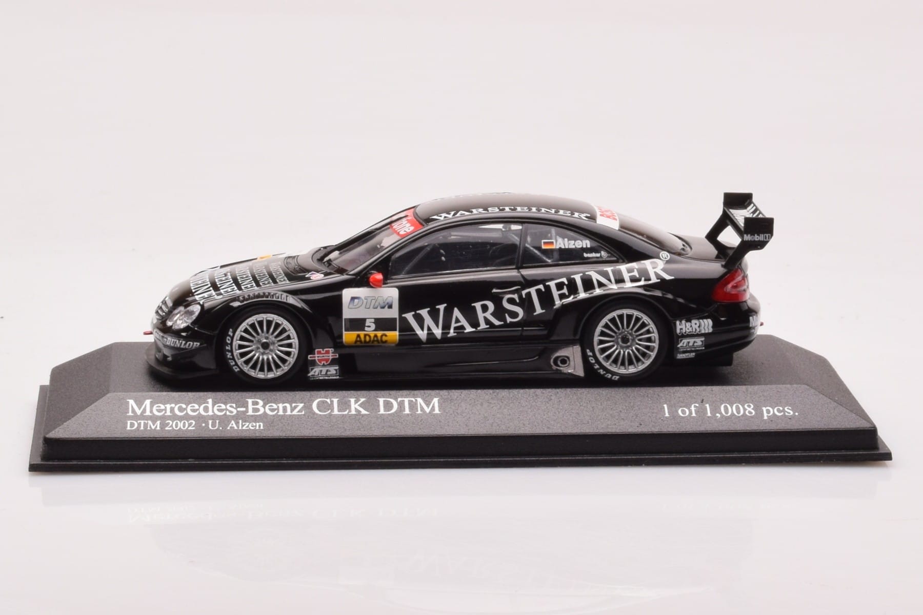 Mercedes CLK DTM Team Warsteiner AMG #5 U. Alzen DTM 2002 Minichamps 1:43 400023025 Druckguss