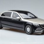 Mercedes Maybach S600 W222 Schwarz Silber GT Spirit 1:18 GT237 Resin - image 4 of 6