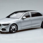 Mercedes Maybach S600 W222 V12 Biturbo Hightech Silber Almost Real 1:18