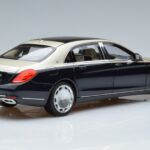 Mercedes Maybach S650 X222 Silberblau Norev 1:18 B66960615 Druckguss - image 3 of 7