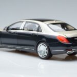 Mercedes Maybach S650 X222 Silberblau Norev 1:18 B66960615 Druckguss - image 6 of 7