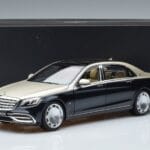 Mercedes Maybach S650 X222 Silberblau Norev 1:18 B66960615 Druckguss - image 7 of 7