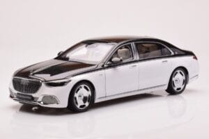 Mercedes Maybach S680 W223 Obsidian Schwarz Diamond Weiß Almost Real 1:18 820121