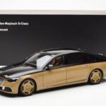 Mercedes Maybach S680 W223 Obsidian Schwarz Sand Almost Real 1:18 - image 7 of 7