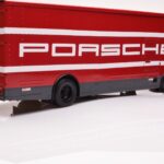 Mercedes O317 Porsche Transporter Rot CMR 1:18 - image 2 of 12