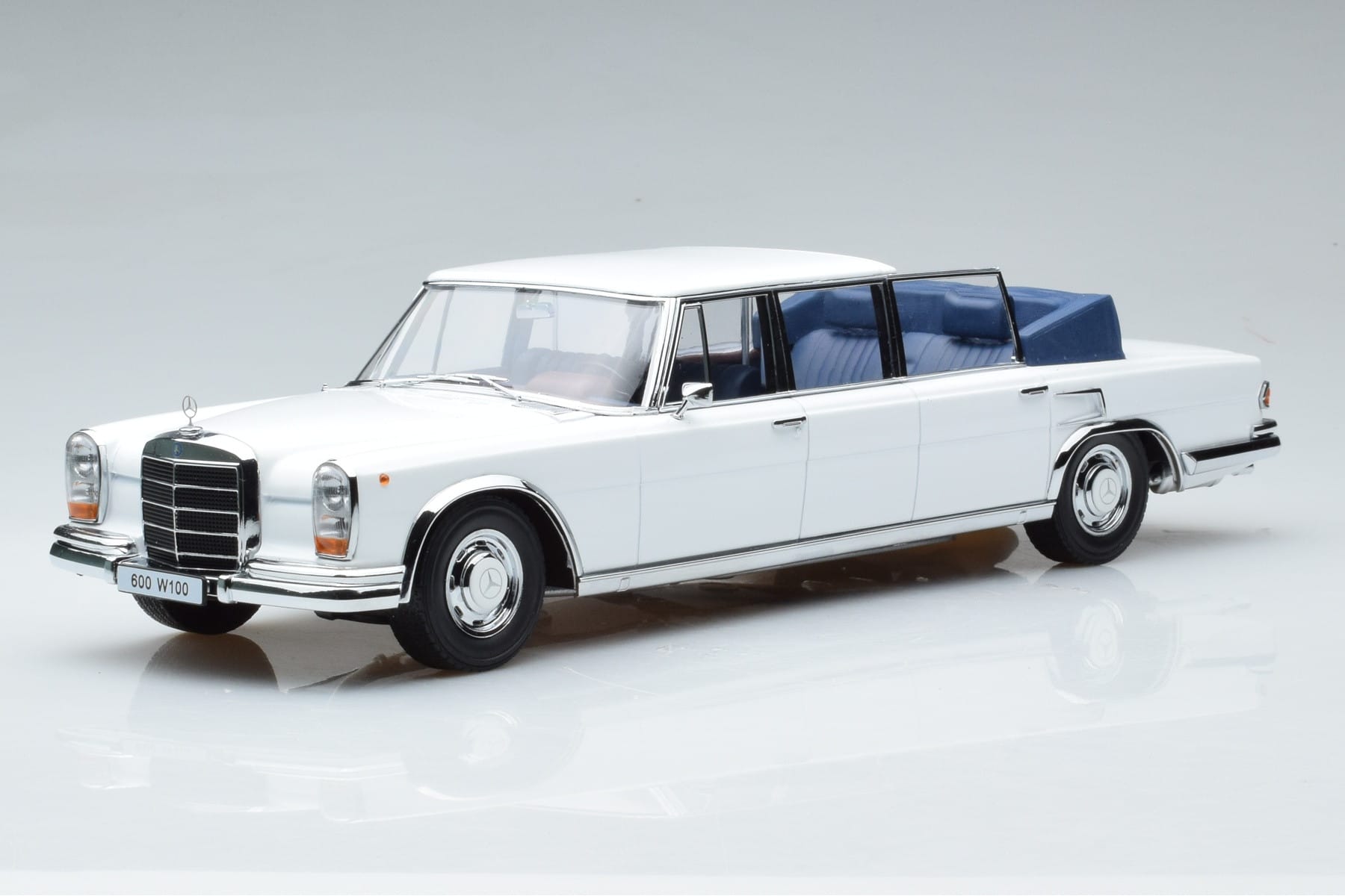 Mercedes 600 Pullman W100 Landaulet Weiß KK-Scale 1:18 KKDC181184 Druckguss