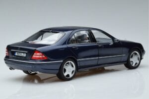 Mercedes S55 AMG W220 Blau Norev 1:18 183817 Druckguss — Bild 3 von 7
