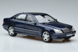 Mercedes S55 AMG W220 Blau Norev 1:18 183817 Druckguss — Bild 5 von 7