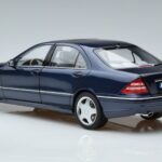 Mercedes S55 AMG W220 Blau Norev 1:18 183817 Druckguss - image 6 of 7