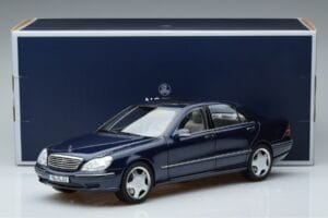 Mercedes S55 AMG W220 Blau Norev 1:18 183817 Druckguss — Bild 7 von 7