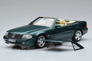 Mercedes SL500 R129 Grün Metallic Norev 1:18 183753 Druckguss — Bild 3 von 8