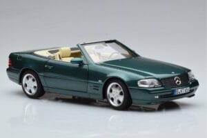 Mercedes SL500 R129 Grün Metallic Norev 1:18 183753 Druckguss — Bild 6 von 8