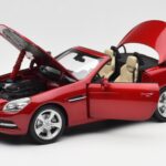 Mercedes SLK R172 Designo Zirkon Rot Minichamps 1:18 B66960513 - image 2 of 8