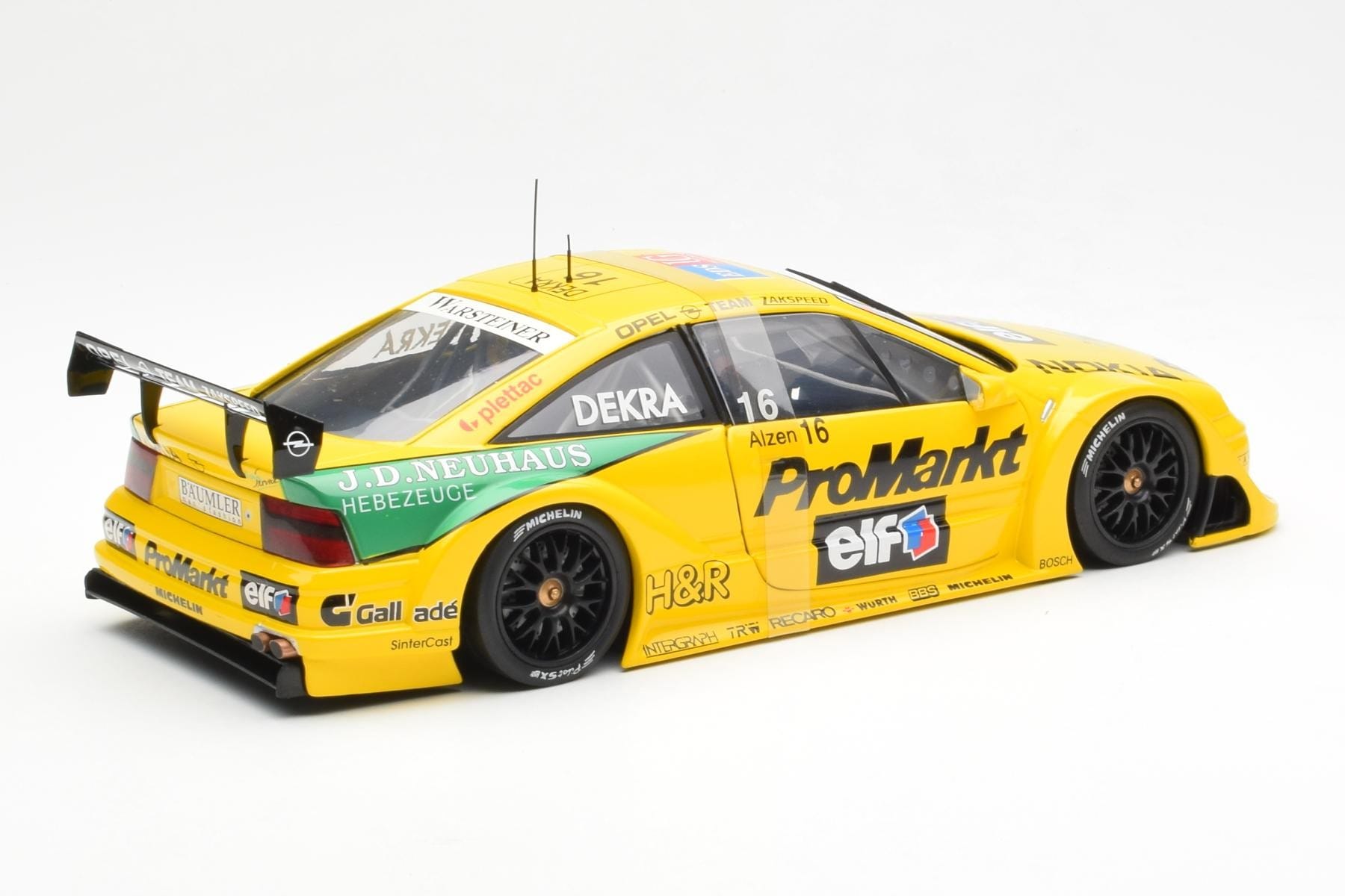 Opel Calibra #16 U. Alzen ITC 1996 UT Models 1:18 180964216 Druckguss — Bild 2 von 6