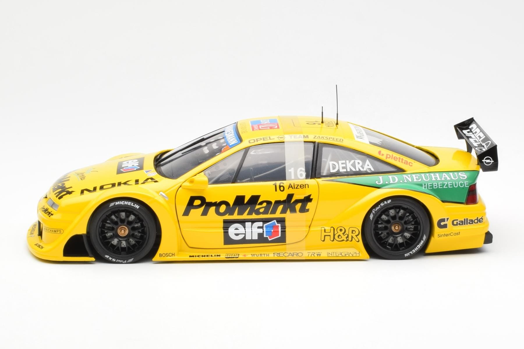 Opel Calibra #16 U. Alzen ITC 1996 UT Models 1:18 180964216 Druckguss — Bild 3 von 6