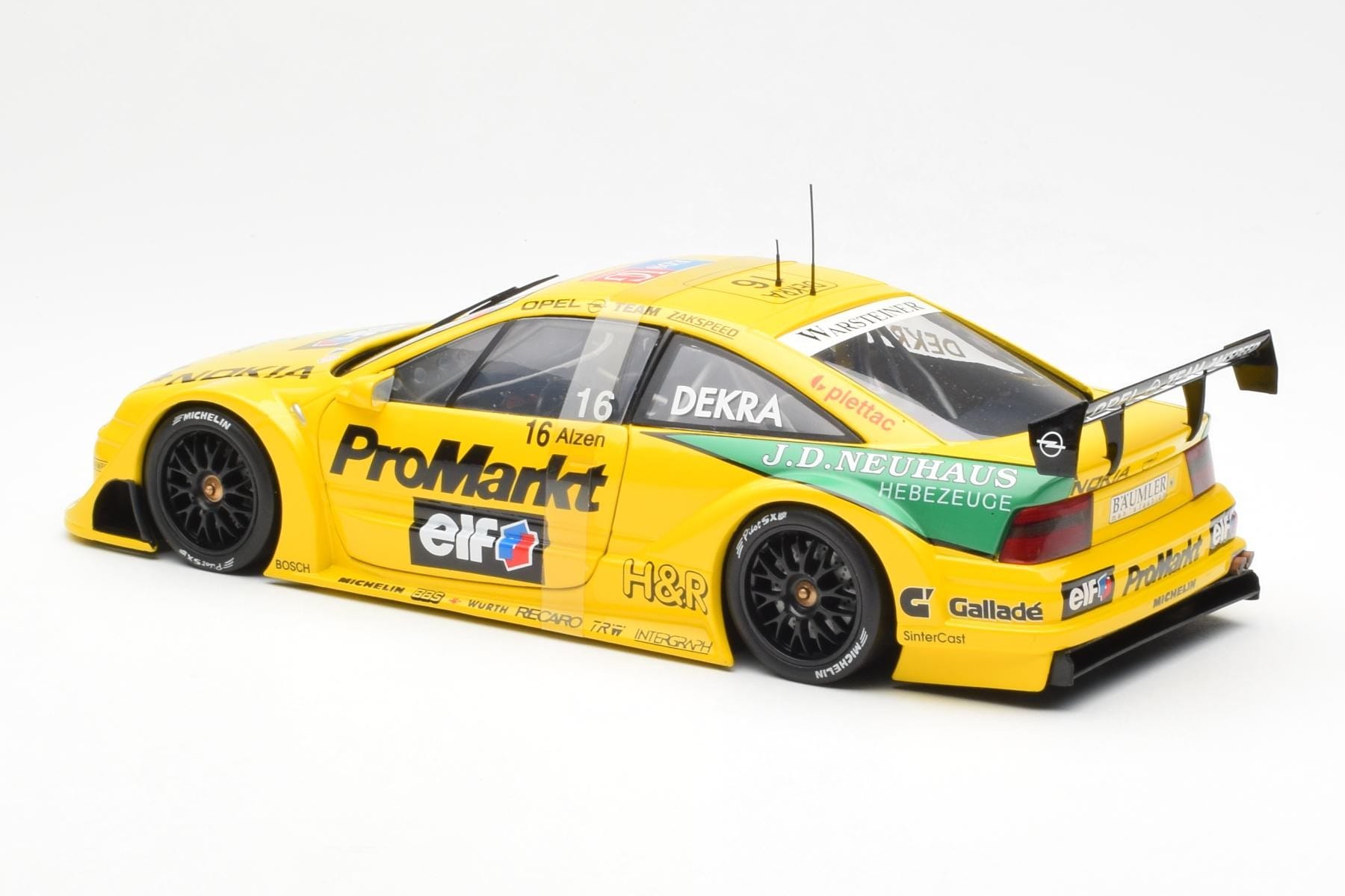 Opel Calibra #16 U. Alzen ITC 1996 UT Models 1:18 180964216 Druckguss — Bild 5 von 6
