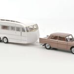Peugeot 404 Mit Wohnwagen Henon Norev 1:18 184837 Druckguss