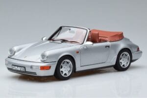 Porsche 911 964 Carrera 2 Cabriolet Silber Norev 1:18 187330 Druckguss