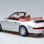 Porsche 911 964 Carrera 2 Cabriolet Silber Norev 1:18 187330 Druckguss - image 6 of 7