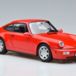 Porsche 911 964 Carrera 2 Rot Norev 1:18 187320 Druckguss - image 5 of 7